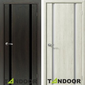 лидо-2 лес коричневый и лес белый дверь межкомнатная тандор